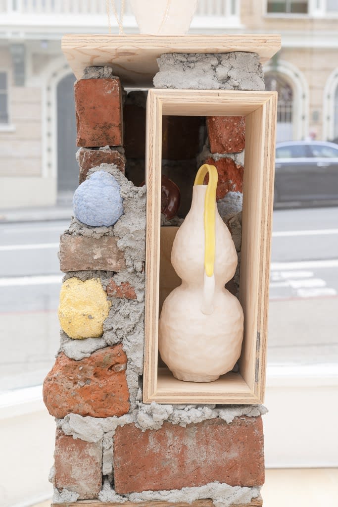 Installation image from "Reading Between the Lines" curated by Anna Valdez at Hashimoto Contemporary SF