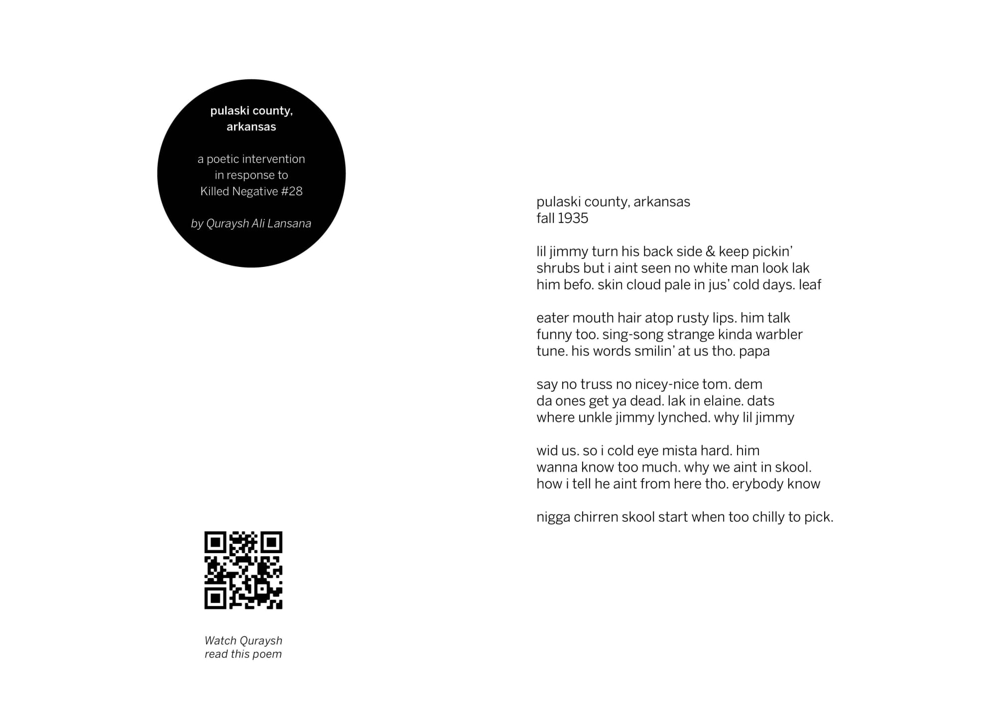 Joel Daniel Philips 'Killed the Negative' series hanging up in the gallery 