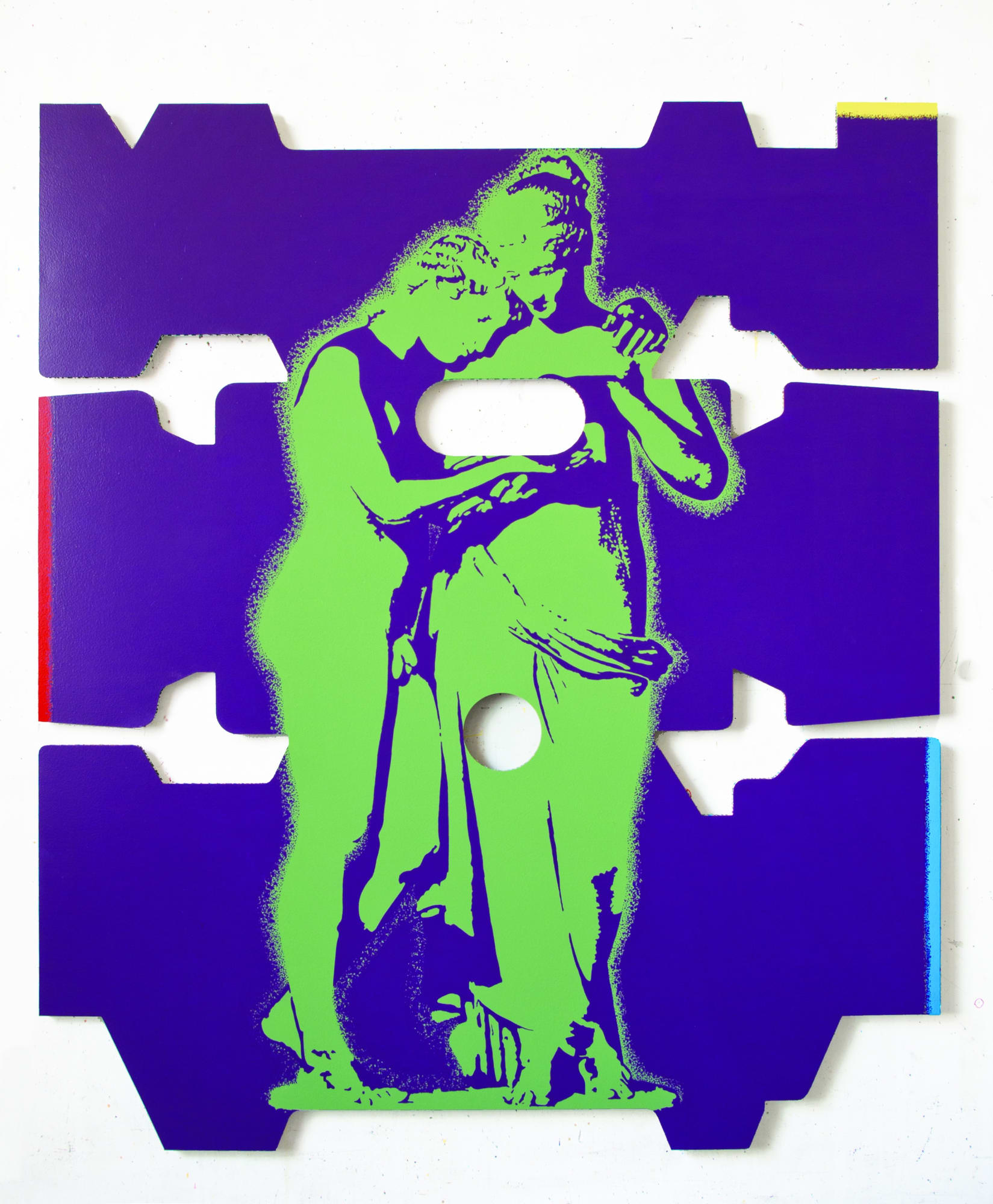 Ivan Messac, Aubergine et cornichon, 2013