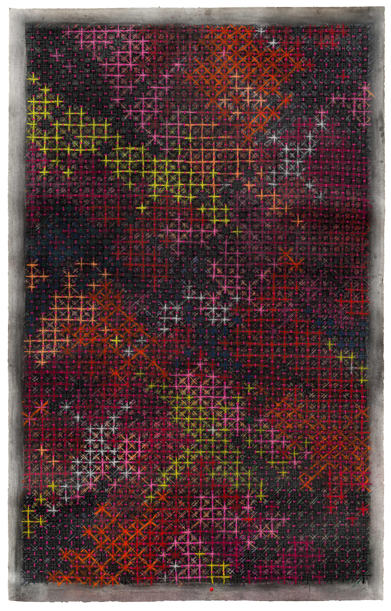 Ding Yi, Appearance of Crosses 2016 B27, 2016