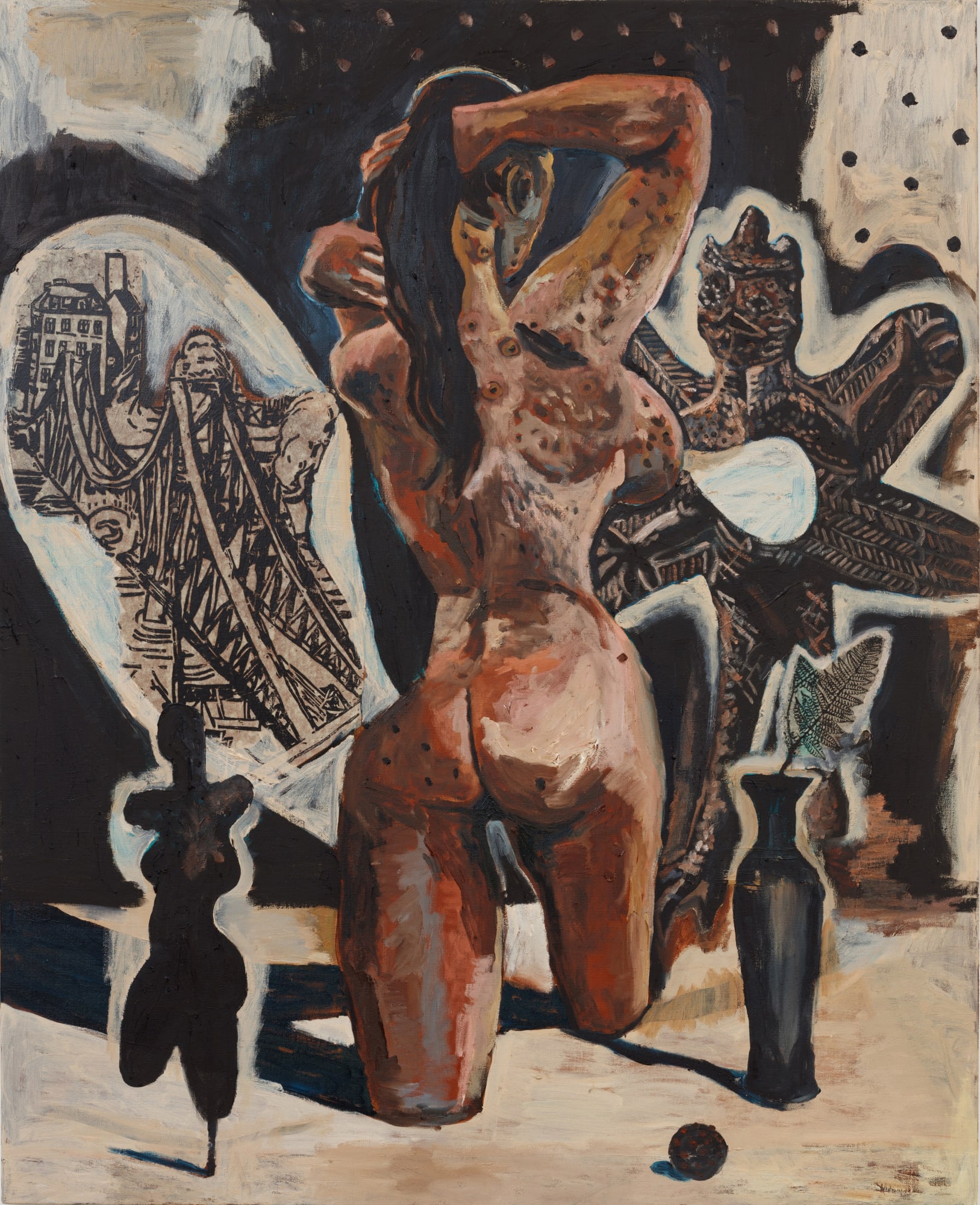 Damien Deroubaix, Modern Sculpture, 2020