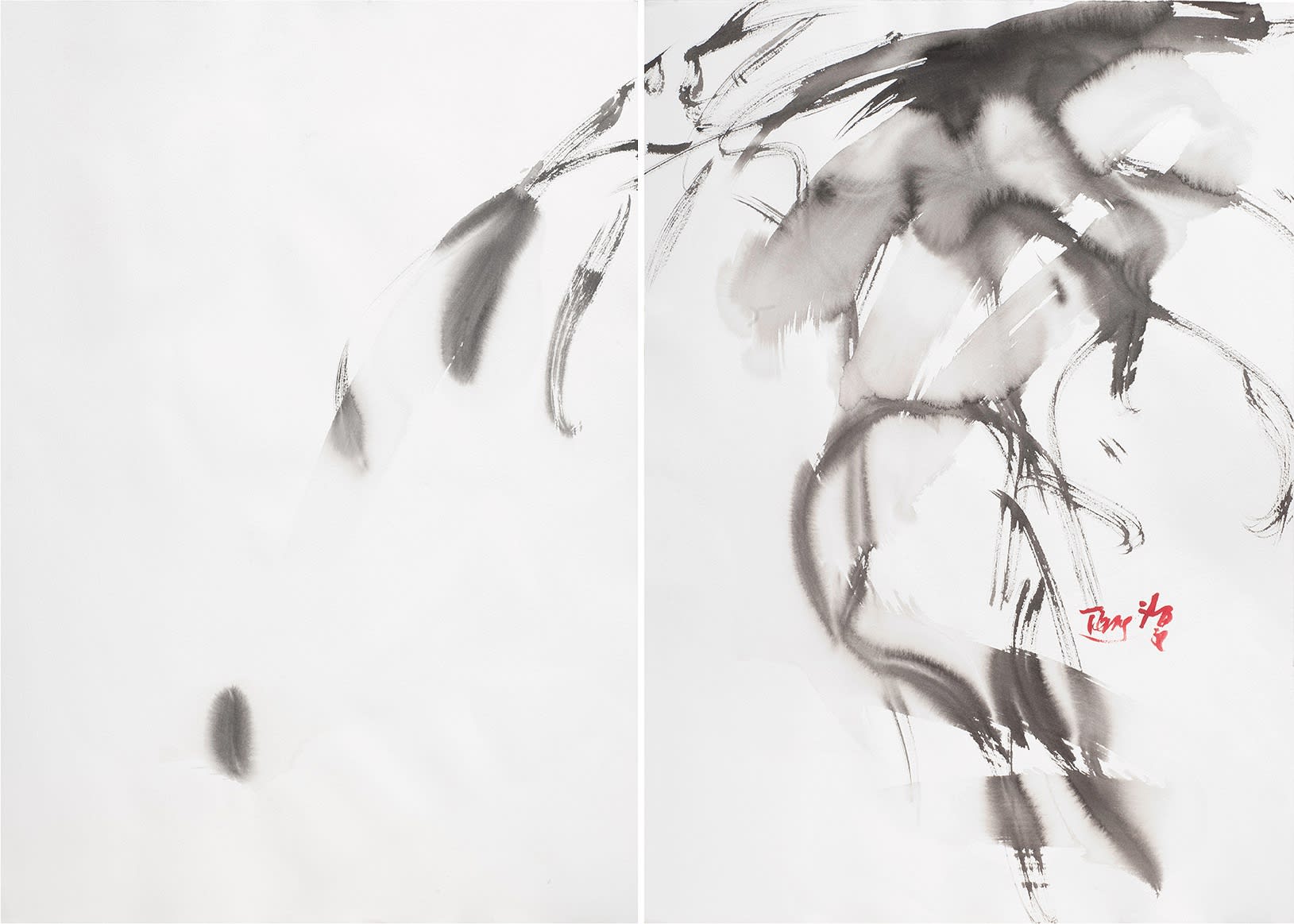 Two Ink Artists From China: T'ang Haywen and Hao Shiming