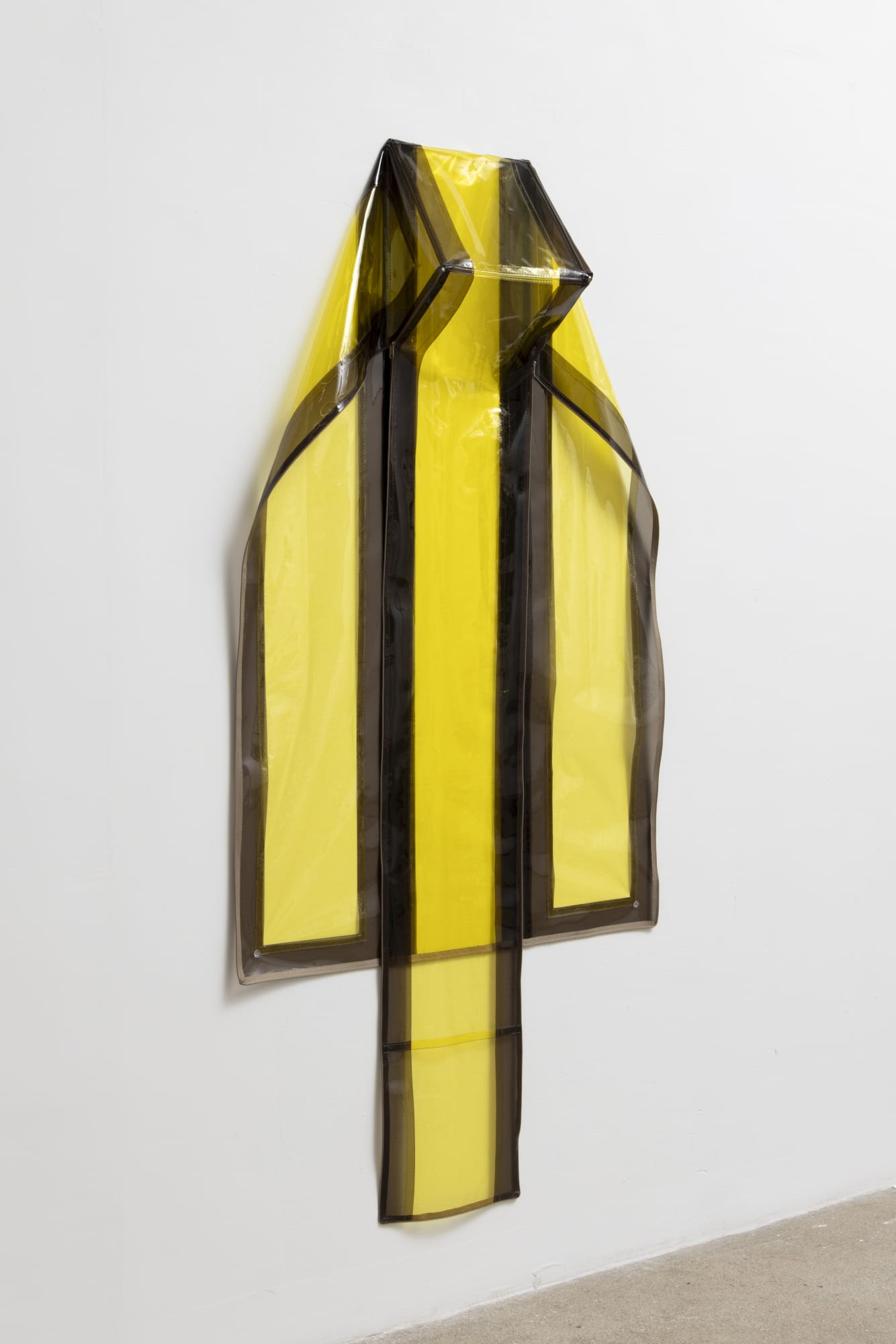 Alina Tenser (b. 1981) Full Sleeve, 2024 Vinyl, zipper 64 x 26 x 8 inches 162.56 x 66.04 x 20.32 cm