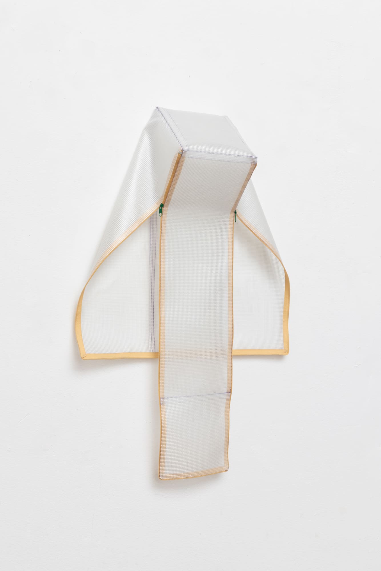 Alina Tenser (b. 1981) Doll Sleeve, 2025 Vinyl, zipper 29 x 18 x 4 1/2 inches 73 x 45 x 11 cm
