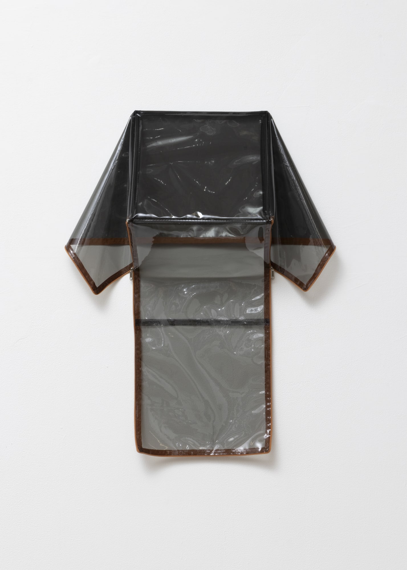 Alina Tenser (b. 1981) Head Sleeve, 2024 Vinyl, zipper 26 x 20 x 8 inches 66.04 x 50.8 x 20.32 cm