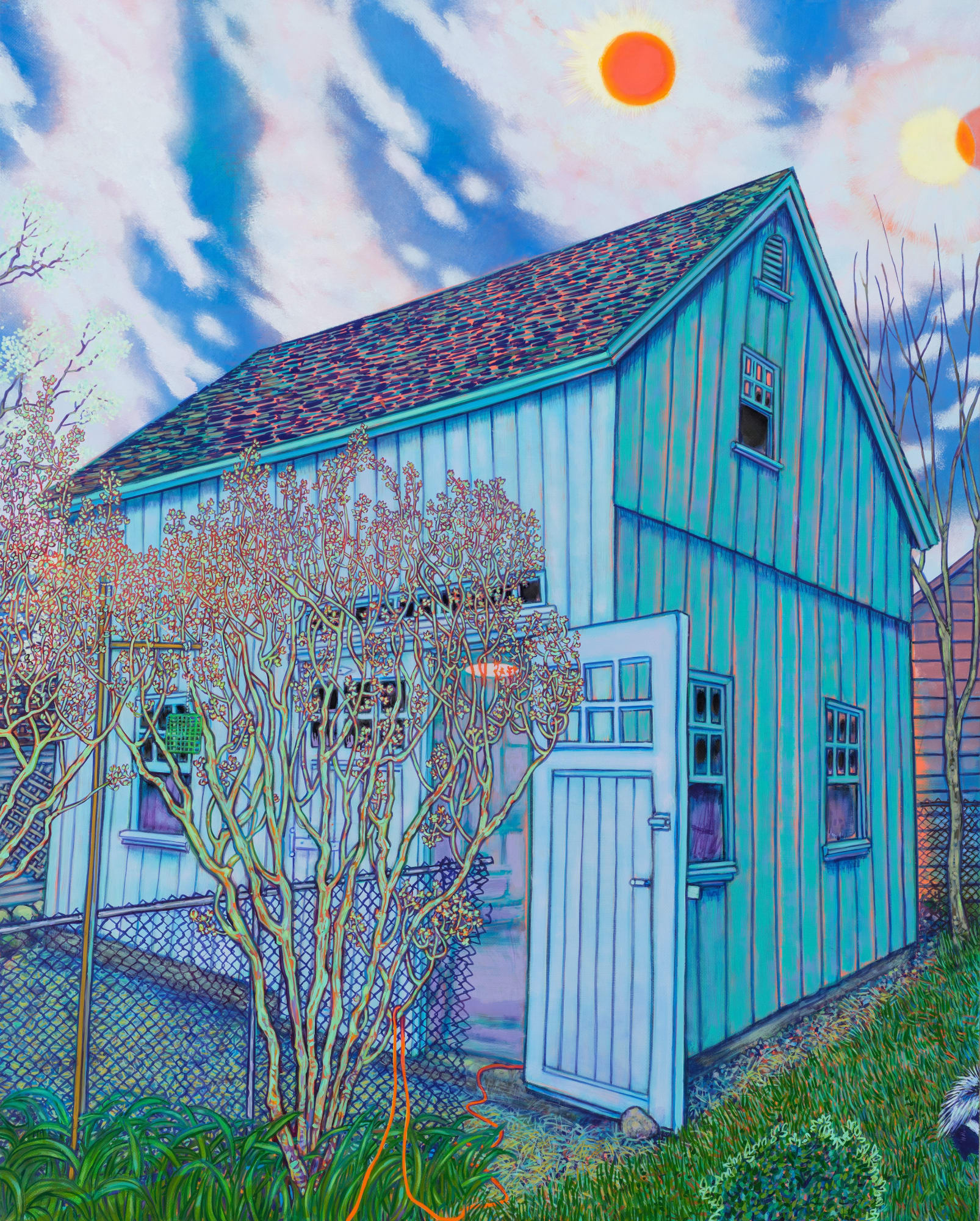 Hope Gangloff Eclipse, 2024 Acrylic on linen 40 x 32 inches 101.60 x 81.28 cm