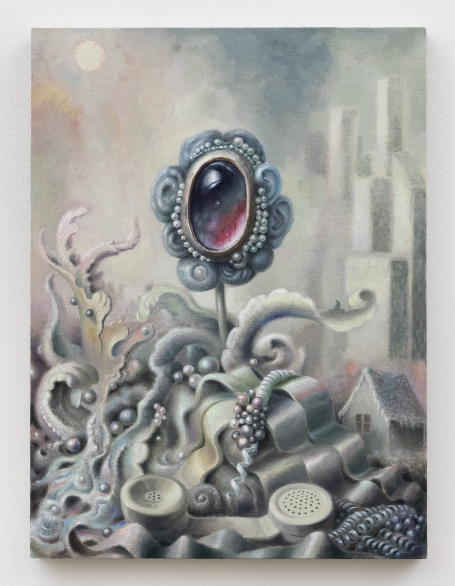 Kirsten Deirup The Signal, 2024 Oil on linen 24 x 18 inches 60.96 x 45.72 cm