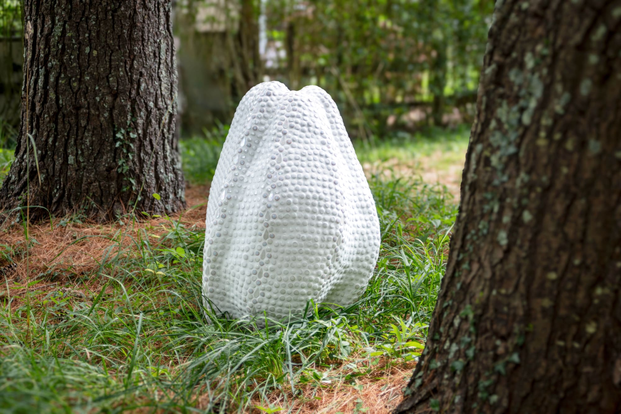 Randi Renate what is it like to be a ctenophora?, 2024 Concrete and glazed stoneware 28 x 25 x 20 inches 71.12 x 63.50 x 50.80 cm