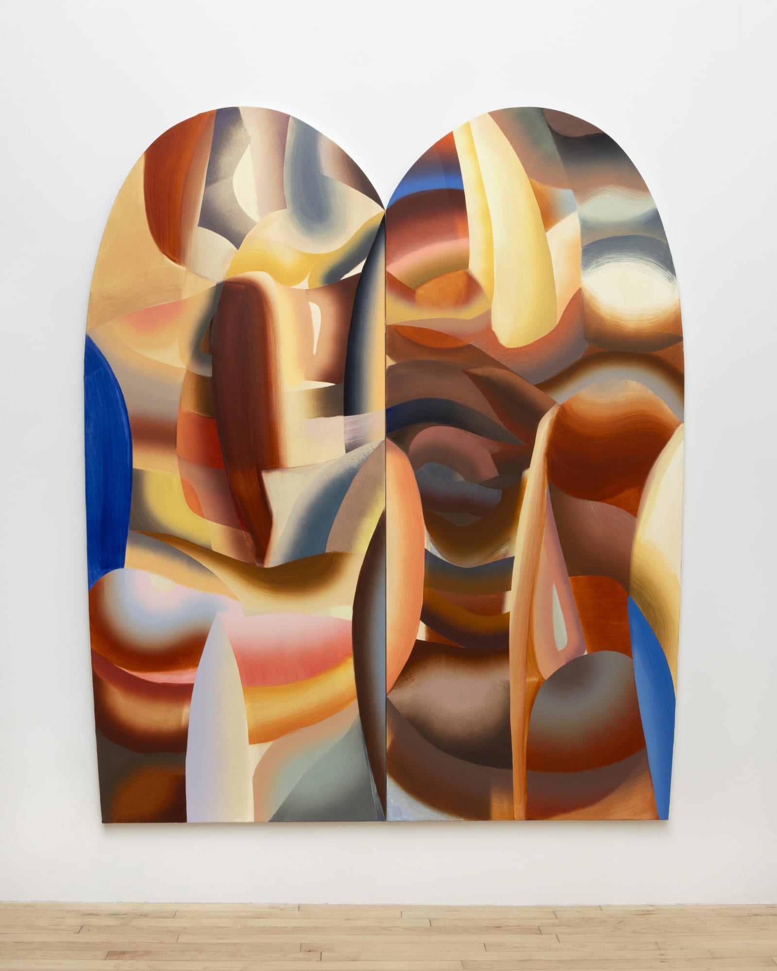 Charlotte Hallberg Each Beech, 2024 Oil on canvas over panel 83 x 70 inches 210 x 177 cm