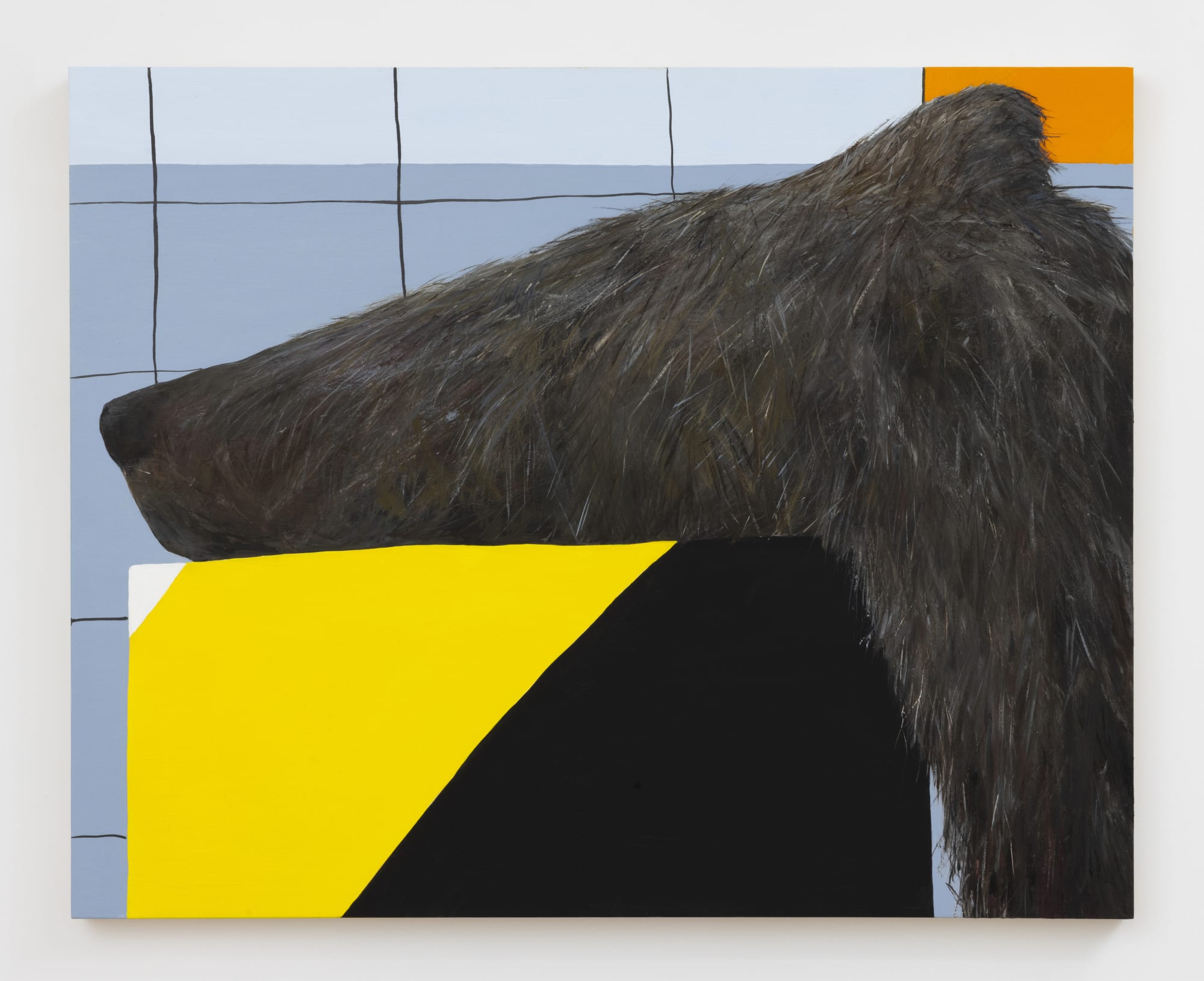 Louise Belcourt (b. 1961) Animal Head #37, 2024 Oil on panel 24 x 30 inches 60 x 76 cm