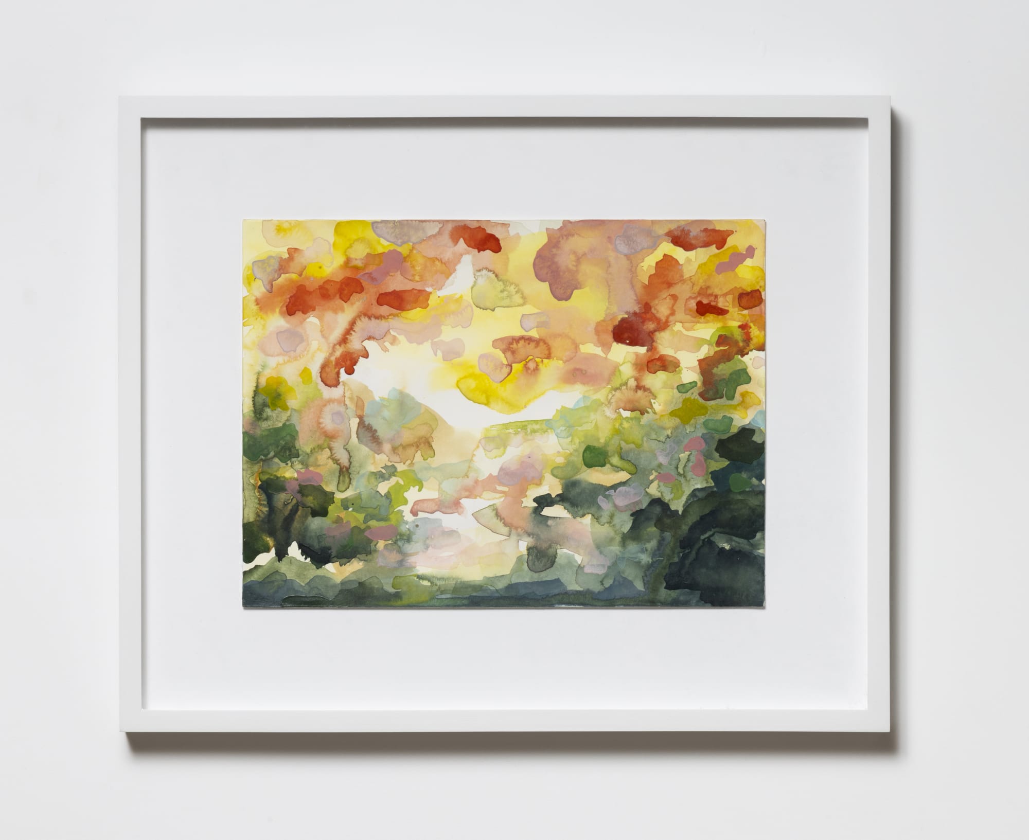 Michael Childress (b. 1987) River Song 1 (Rock River, June 13), 2024 Watercolor on paper 9 x 12 inches 22 x 30 cm 14 x 17 inches (framed) 35 x 43 cm (framed)