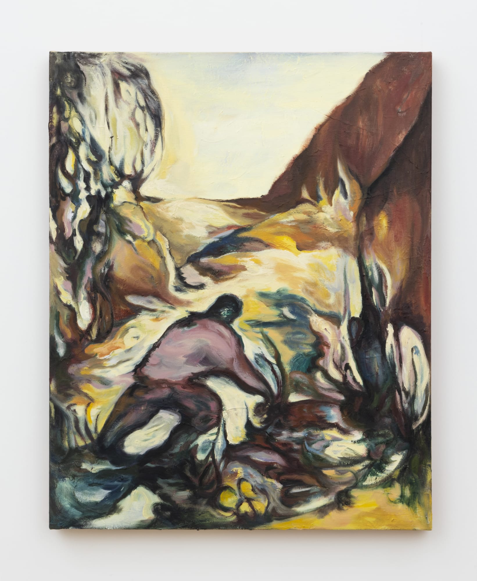Erica Mao (b. 1994) Wade Through Time, 2024 Oil on canvas 30 x 24 inches 76 x 60 cm