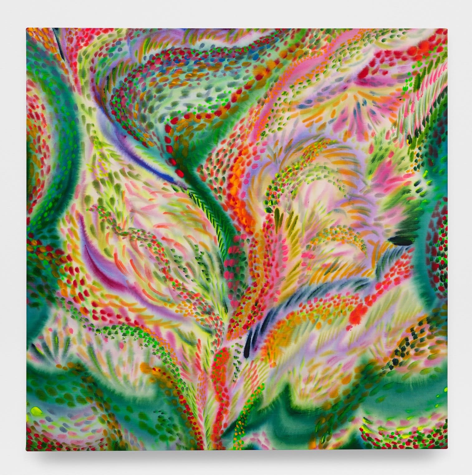 Sarah Blaustein (b. 1982) Analytic Third T-2, 2025 Ink and acrylic on canvas 40 x 40 inches 101 x 101 cm