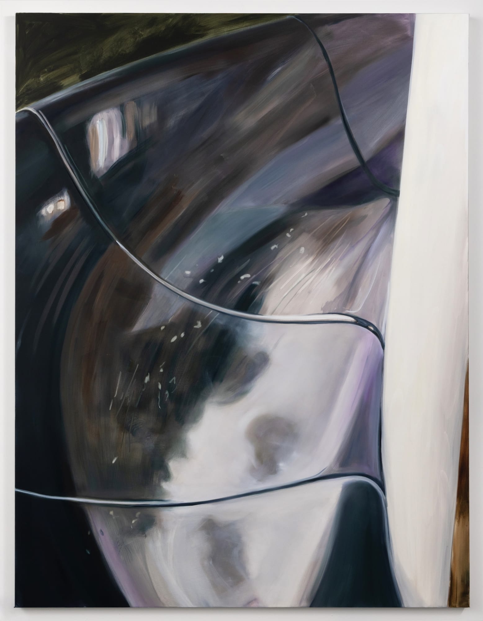 Aglaé Bassens (b. 1986) Slide, 2025 Oil on canvas 66 7/8 x 51 1/8 inches 170 x 130 cm