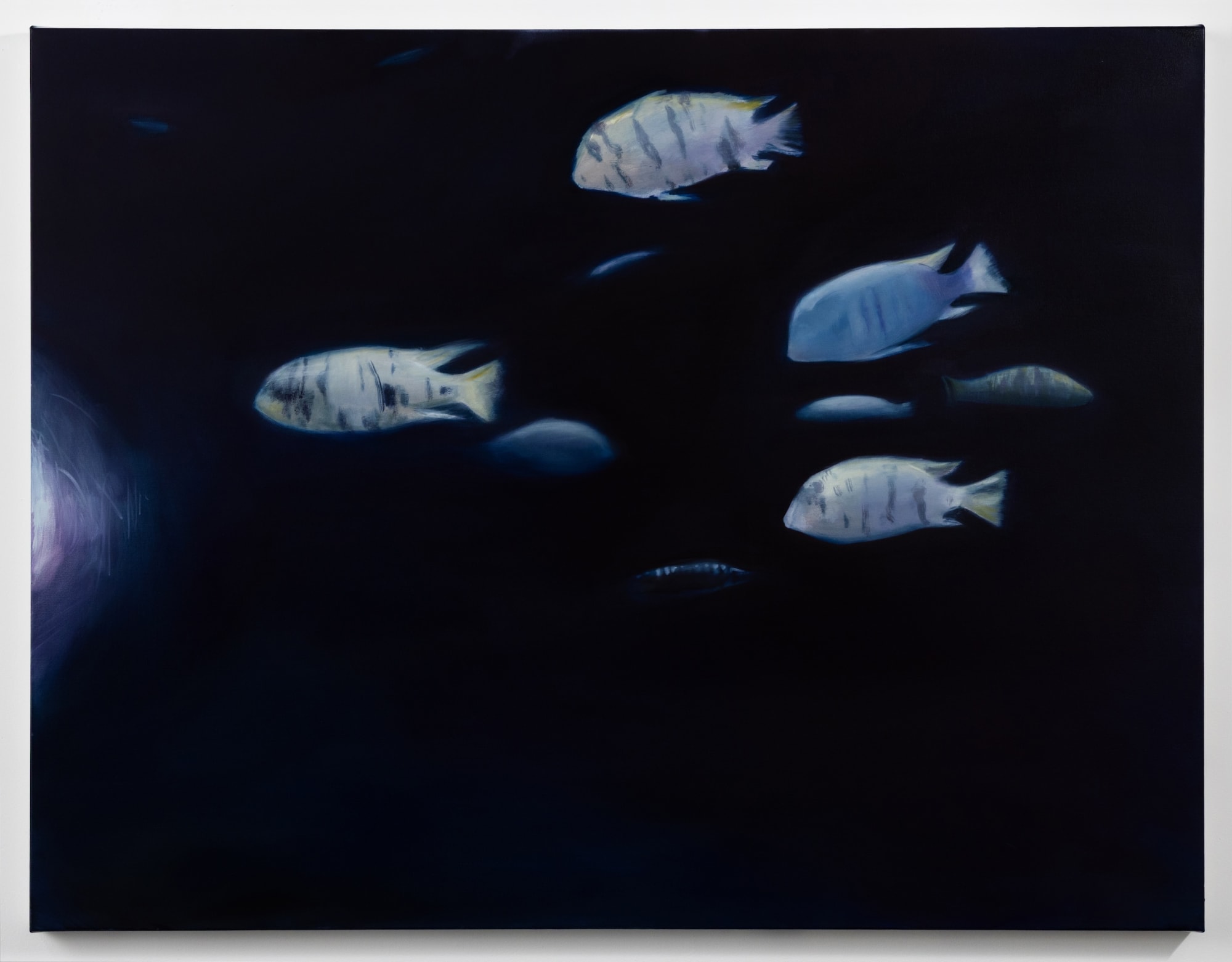 Aglaé Bassens (b. 1986) What was that, 2025 Oil on canvas 39 3/8 x 51 1/8 inches 100 x 130 cm