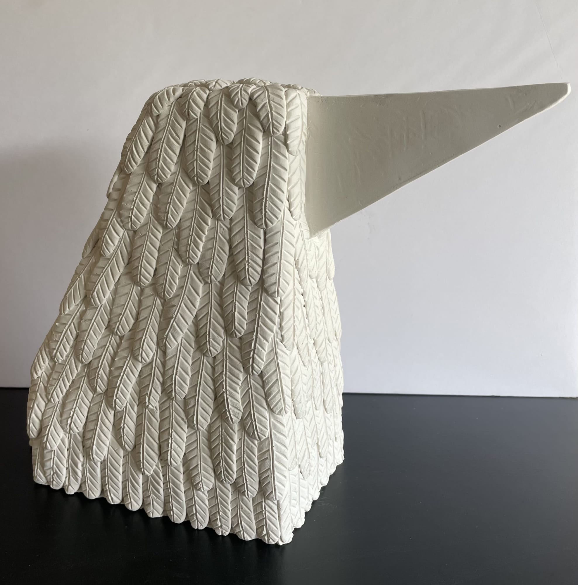 Carl D'Alvia (b. 1965) Schnazz, 2019 Plaster 9 x 4 x 12 inches 22 x 10 x 30 cm CD133