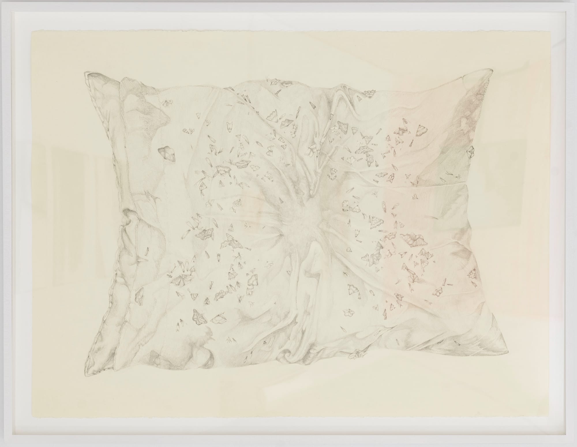 Megan Cline wishing the watchers well, 2025 Graphite on paper 22 x 30 inches 55 x 76 cm