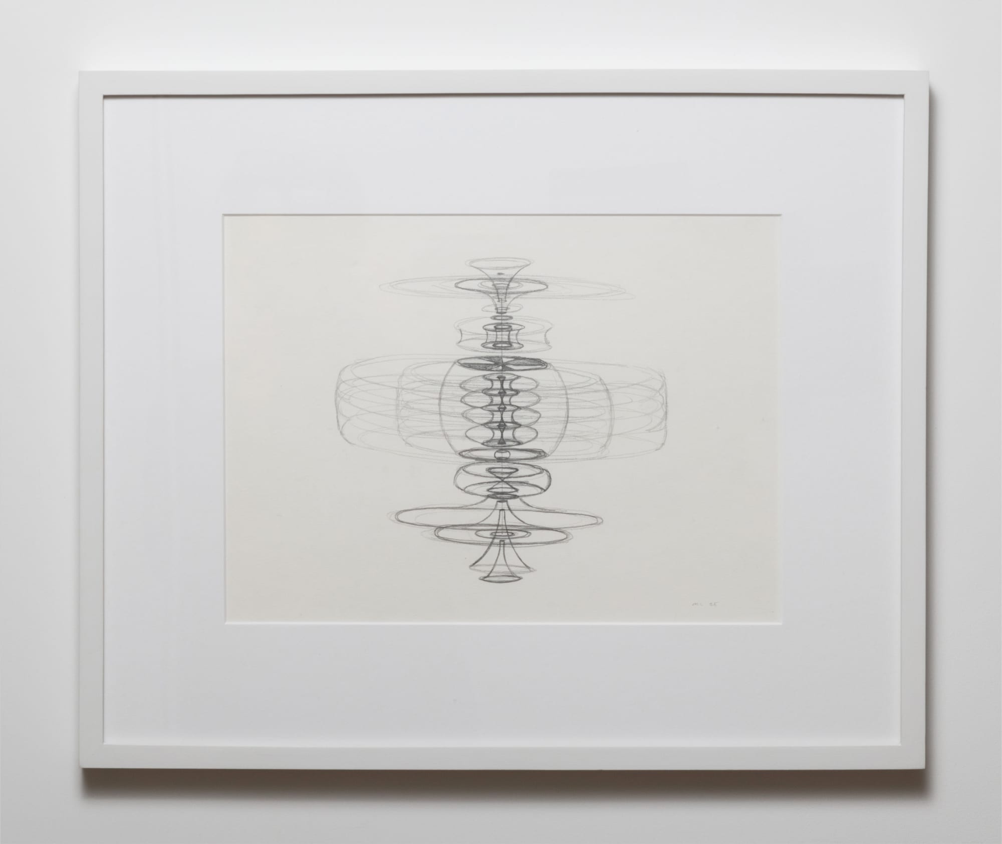 Michael Childress (b. 1987) Thought Axis 7, 2025 Pencil on paper 9 x 12 inches 22 x 30 cm 14 x 17 inches (framed) 35 x 43 cm (framed) MC331