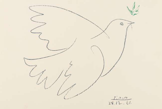 Pablo Picasso Colombe de la Paix small, 1961 Lithograph