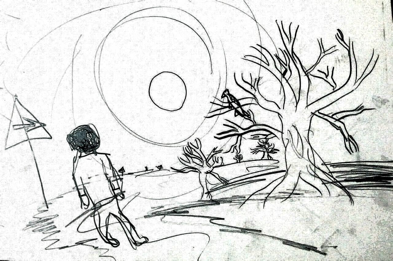 Ahil Rahman, aged 8. Inspired by Banky's Weston Supermare.