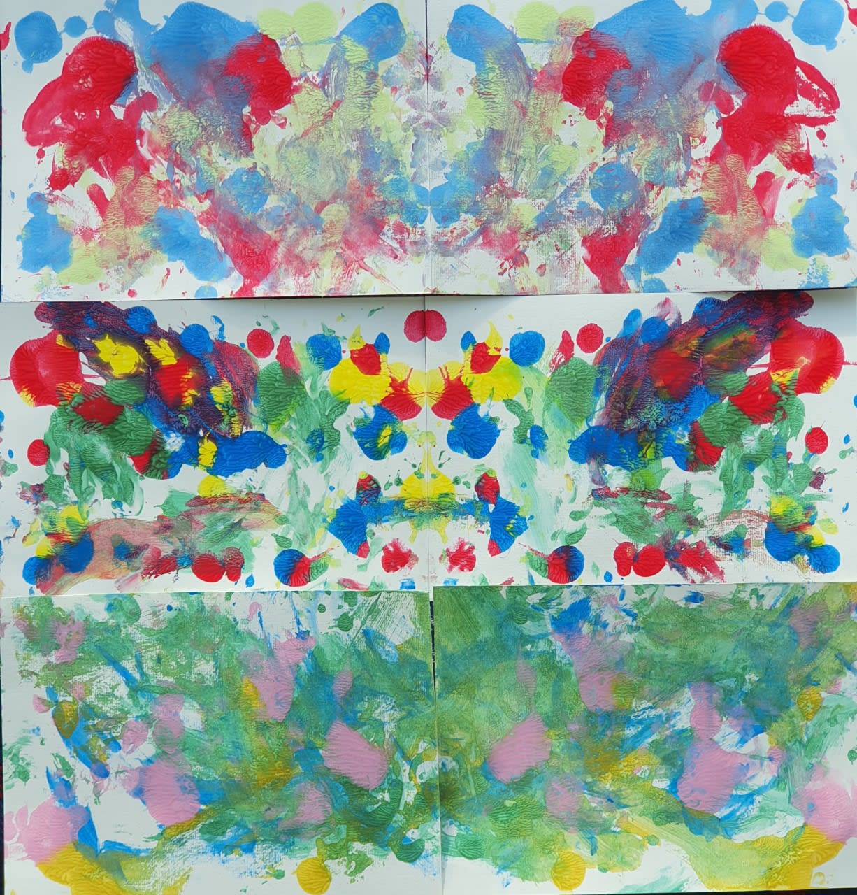 Amelia Bella Morgan, aged 1.5. Inspired by Miro.