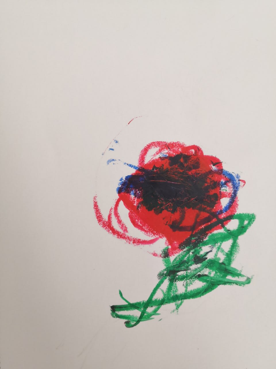 Bok-Yin Tsang aged 3 Inspired by Joan Miro.