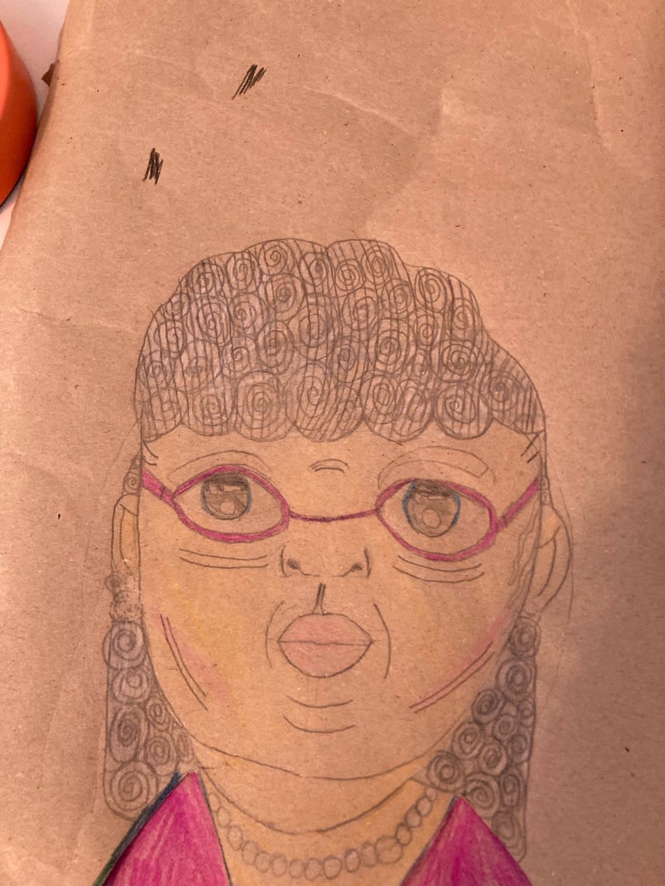 Elsa Tansiri, aged 8. Inspired by Chris Levine.