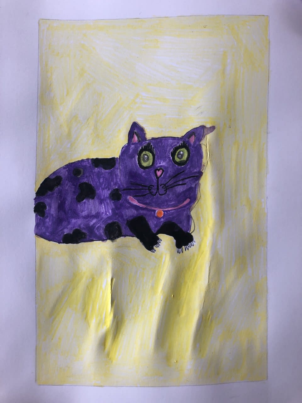 Freya Harries, aged 7. Inspired by Andy Warhol.