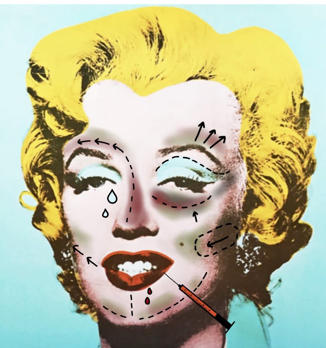 Anya Goodman, aged 13. Inspired by Andy Warhol.