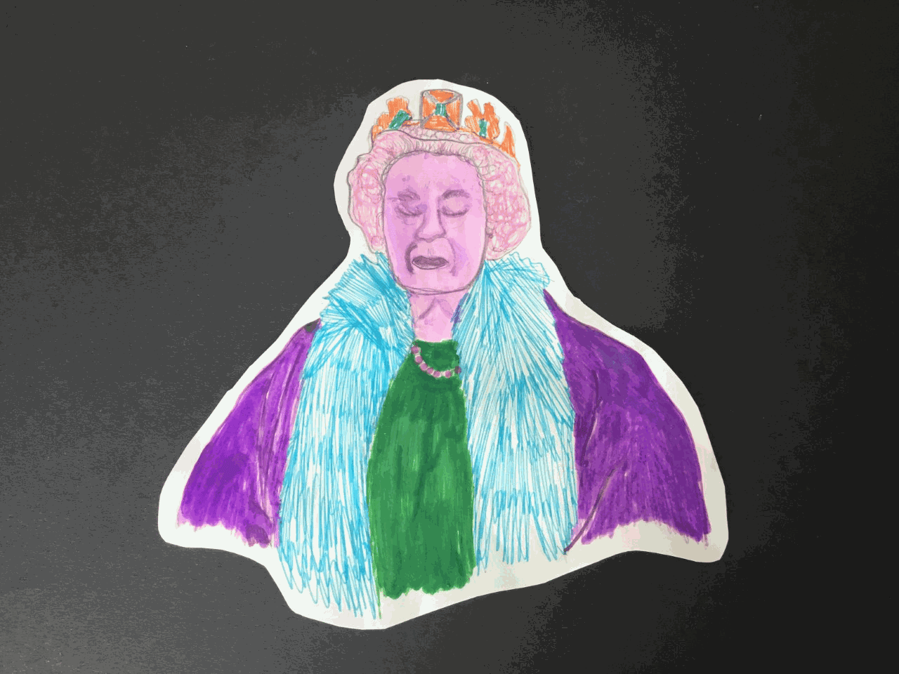 Charlotte Boyde, aged 12. Inspired by Chris Levine.