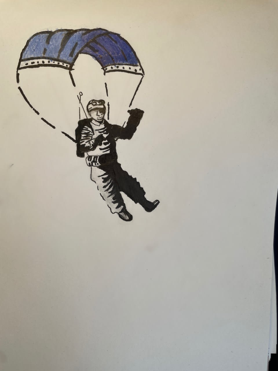 Finlay Kane, aged 12. Inspired by Banksy.