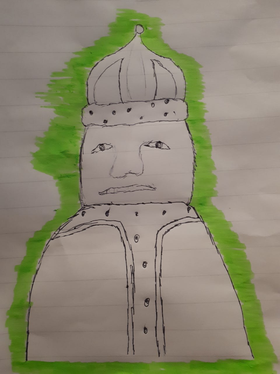 Joshua Roberts, aged 11. Inspired by Chris Levine.