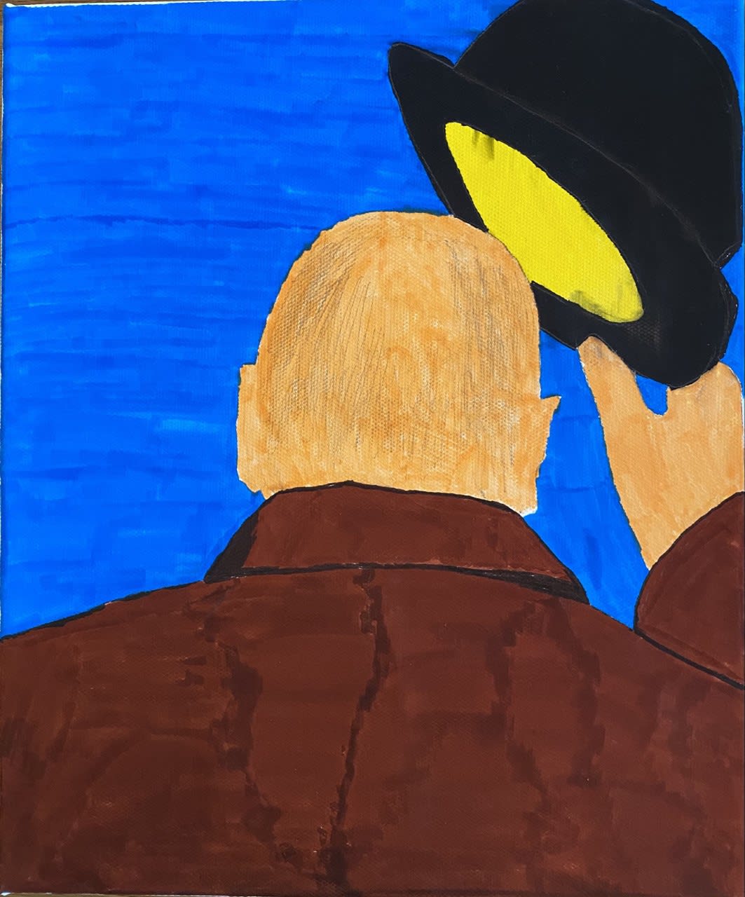 Millie, aged10. Inspired by Warhol.