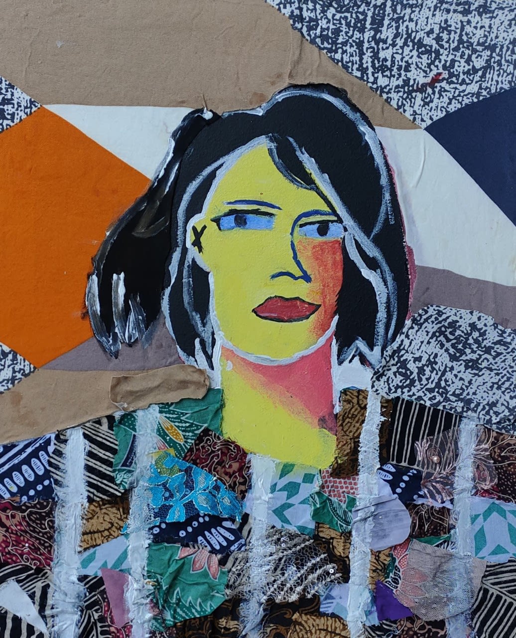 Myra Kalyana Ayesha, aged 12. Inspired by Henri Matisse.