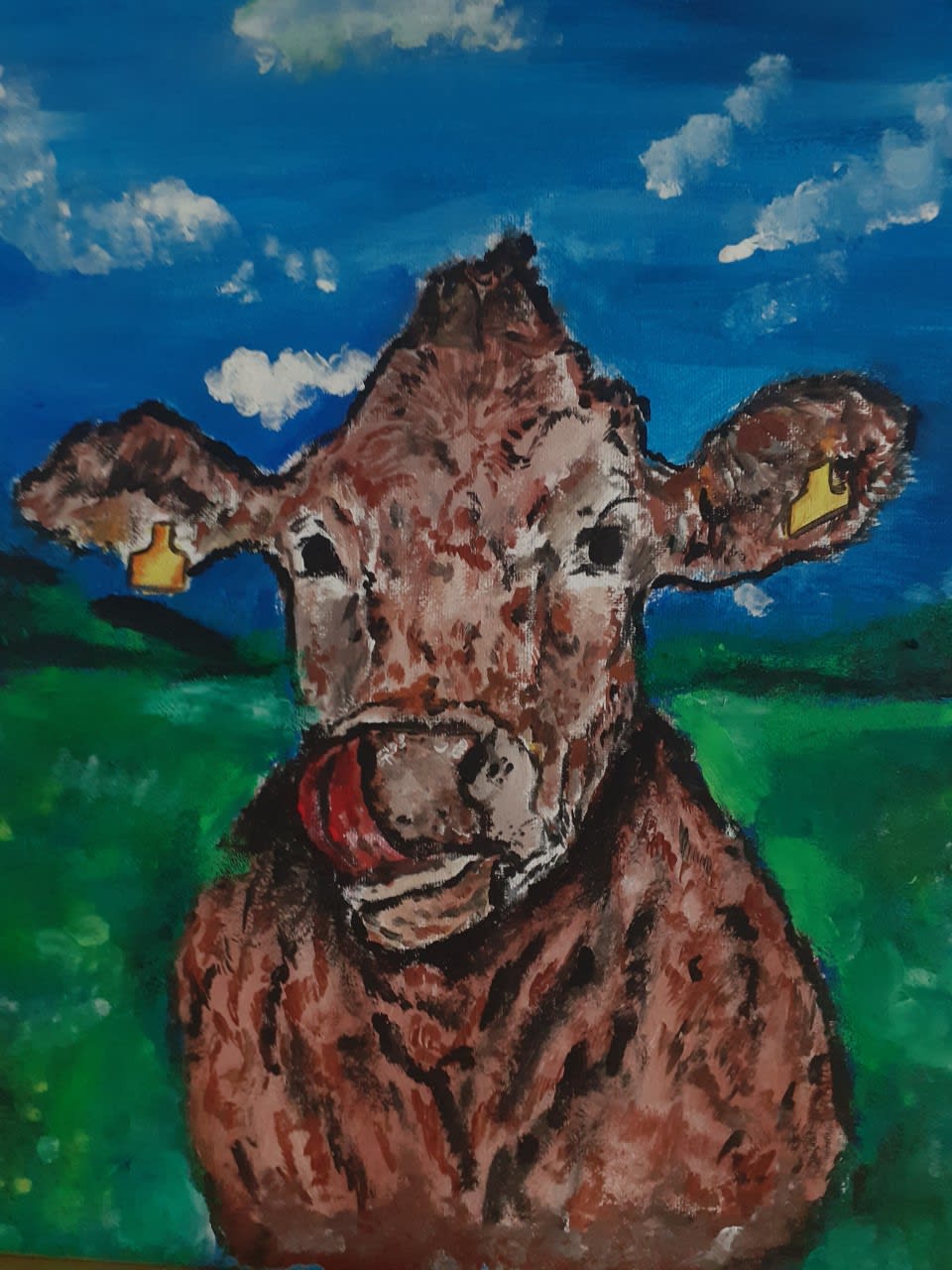 Nikolina Visic, aged 12. Inspired by Andy Warhol.