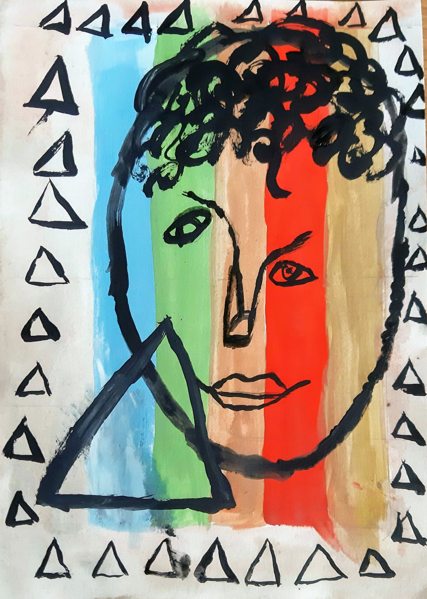 Rokas Ramanauskas aged11. Inspired by Pablo Picasso.