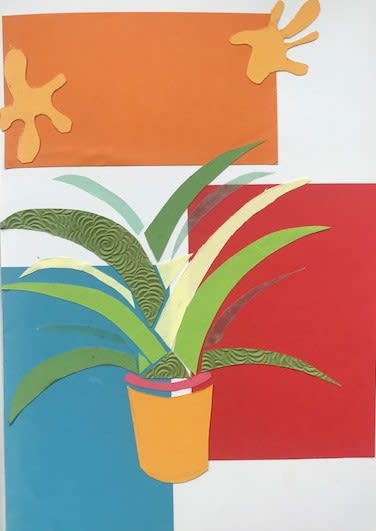 Saskia Moar-Smith, aged 12. Inspired by Matisse.