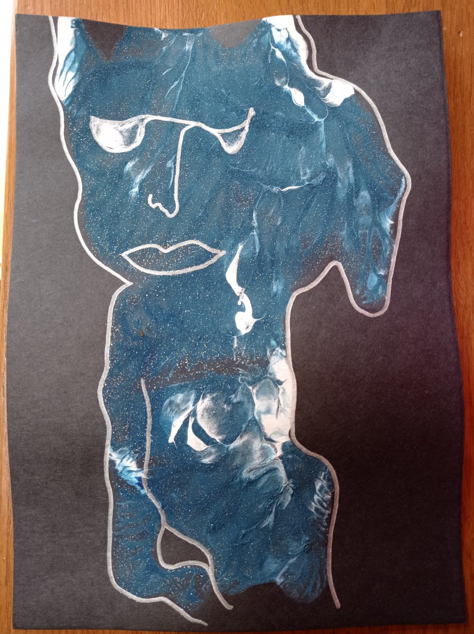 Stephanie Farrell, aged 9. Inspired by Jean Cocteau.