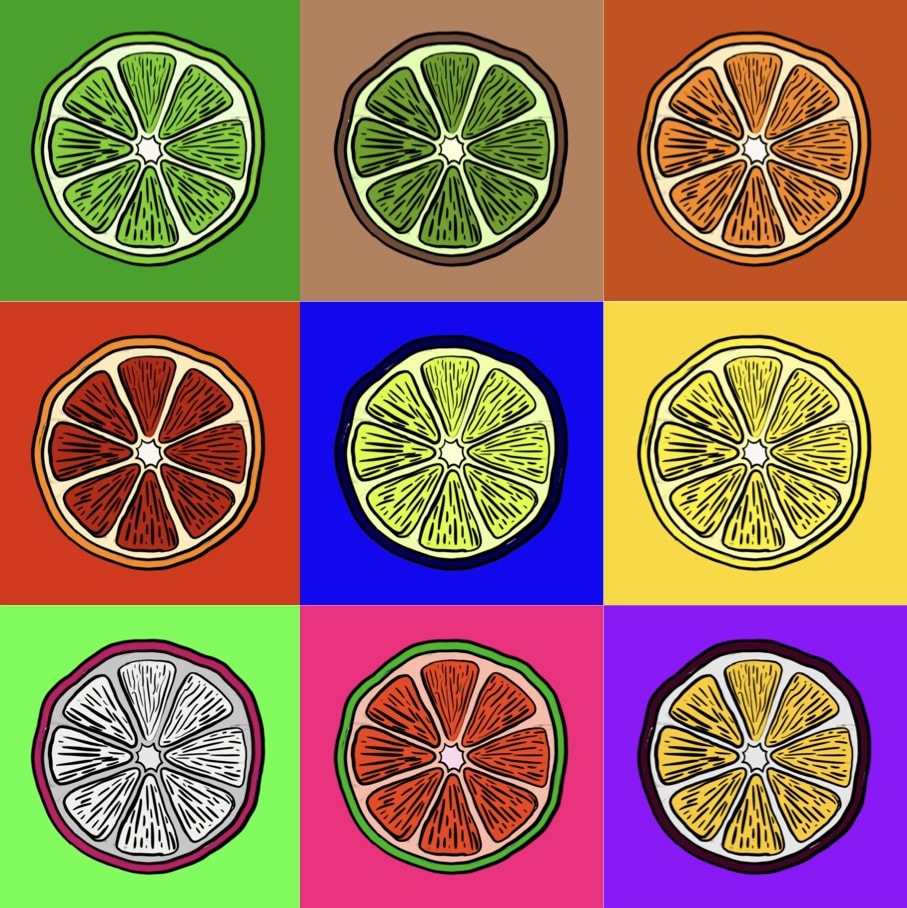 Yuvraj Bansal aged 12. Inspired by Andy Warhol.