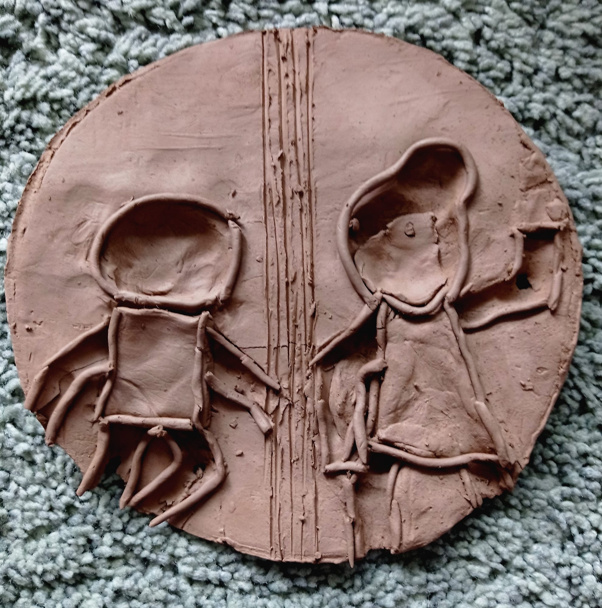 Vilte Lipinskaite, aged 11. Inspired by Stik's Holding Hands.