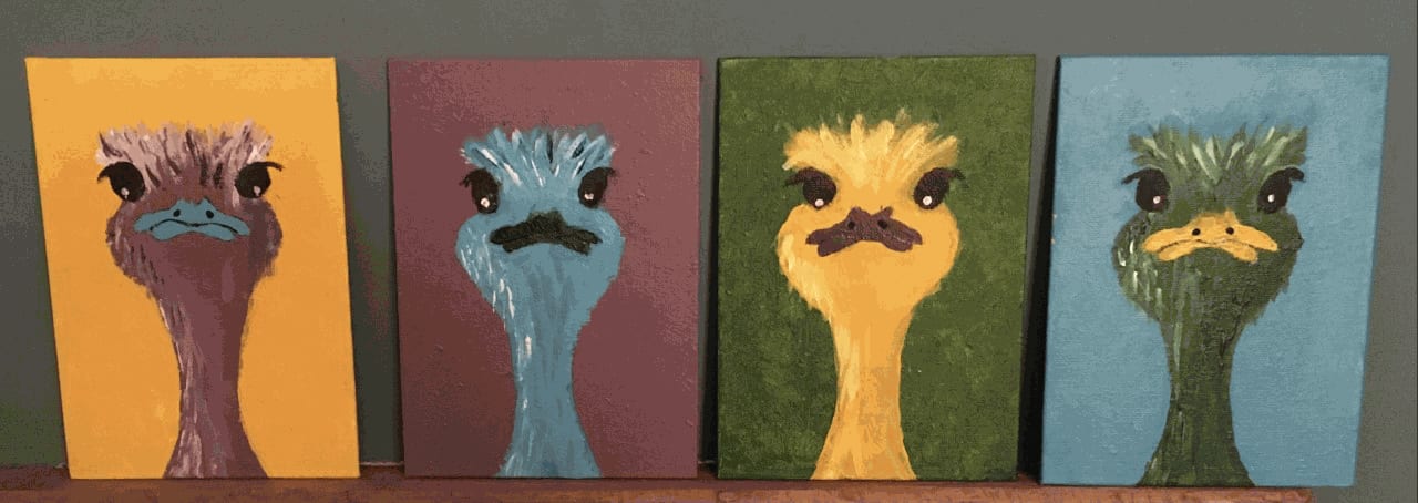 Archie Windle, age 14. Inspired by pop art of Andy Warhol.