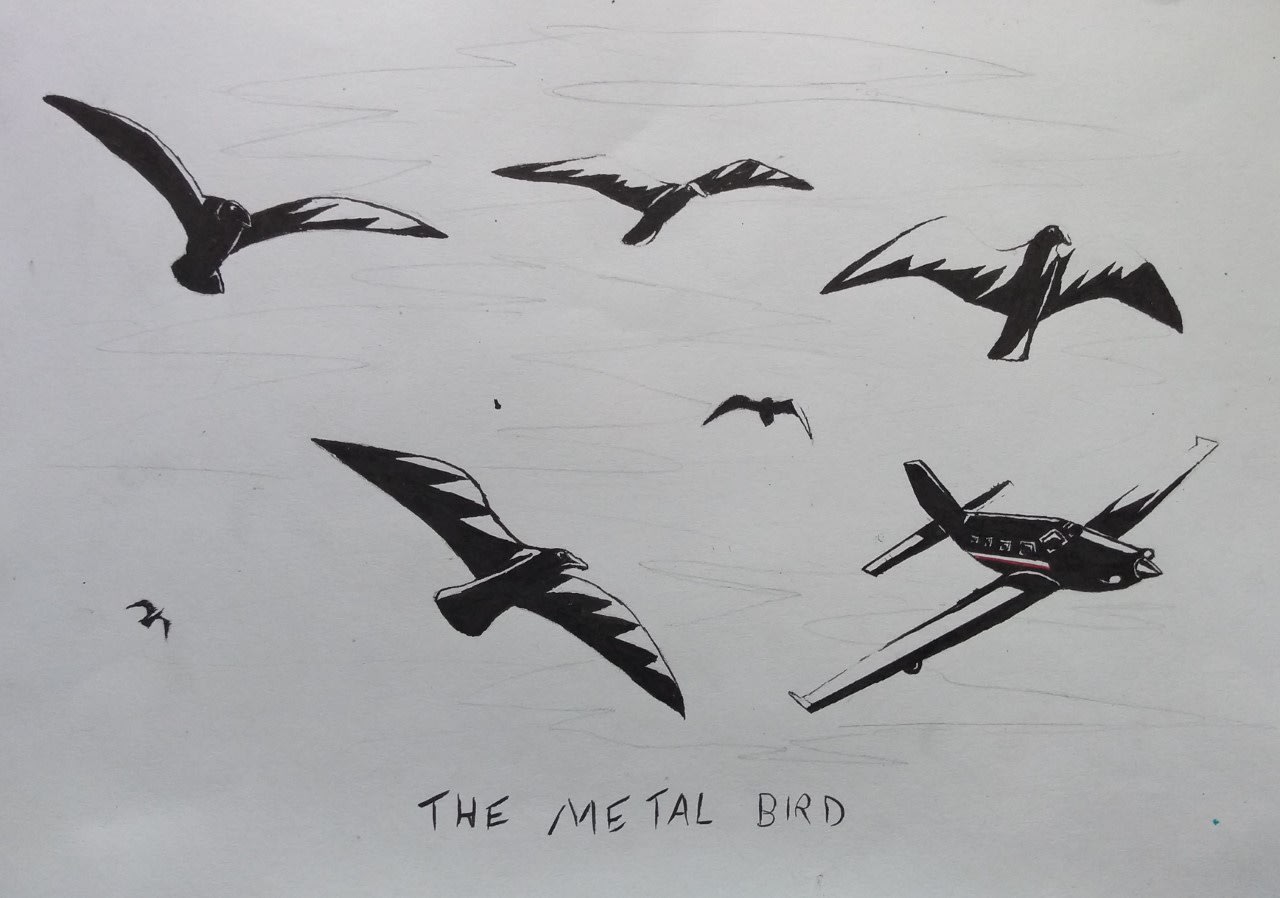 Ceri Hamer, aged 14. Inspired by Banksy.