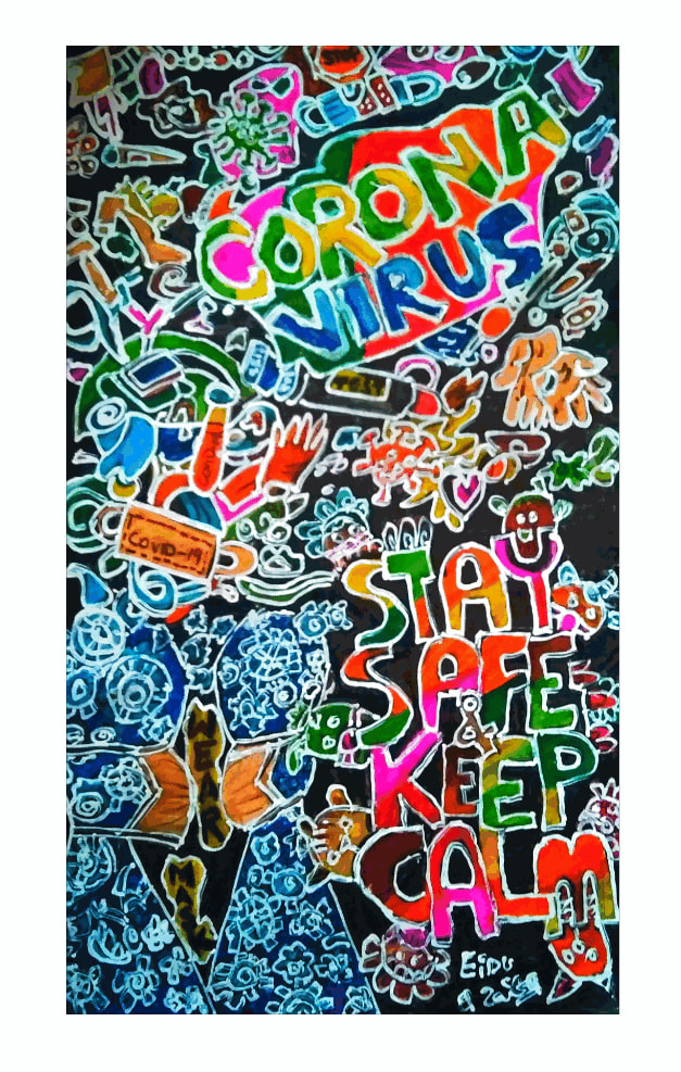 Eidu Zaifa, aged 14. Inspired by Jazmine Cabaluna.