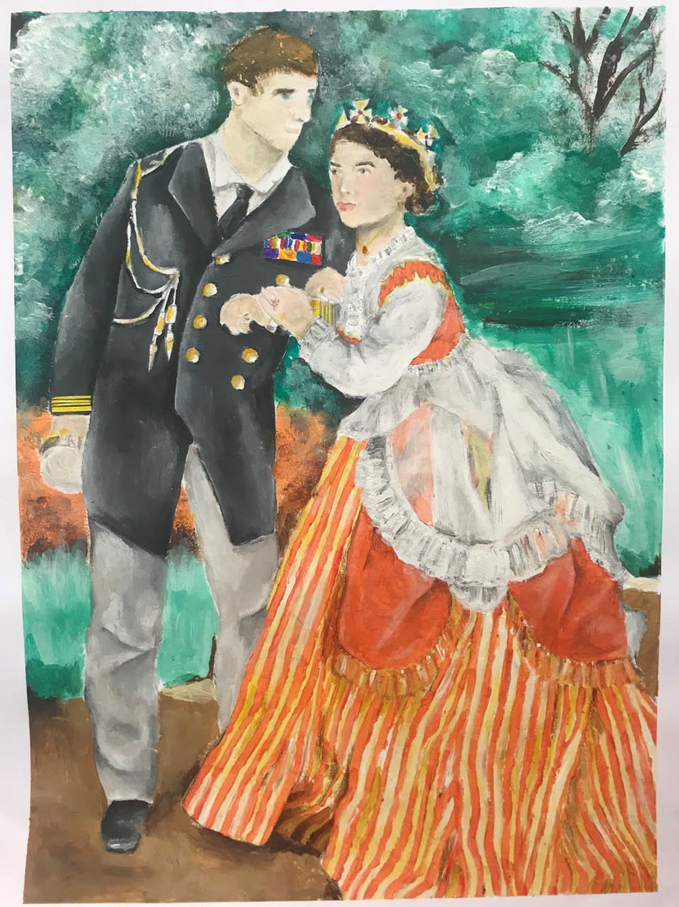 Karina Davies, aged 15. Inspired by Pierre-Auguste Renoir.