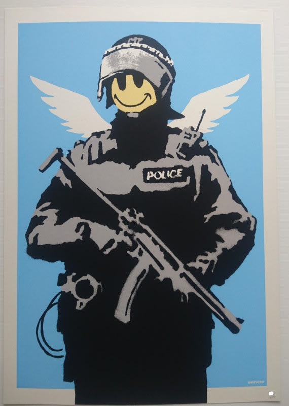 Flying Copper (2004) Screenprint. Numbered from the unsigned edition of 600 Published by Pictures on Walls, London, on wove paper. 997 by 698mm