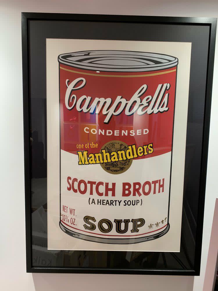 Scotch Broth Campbell's Soup Can Original hand-signed screen print Edition of 250