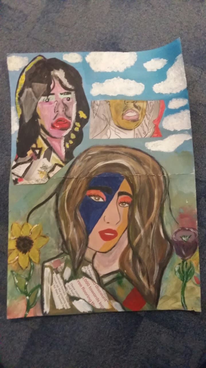 Alyza, age 16 Inspired by Andy Warhol