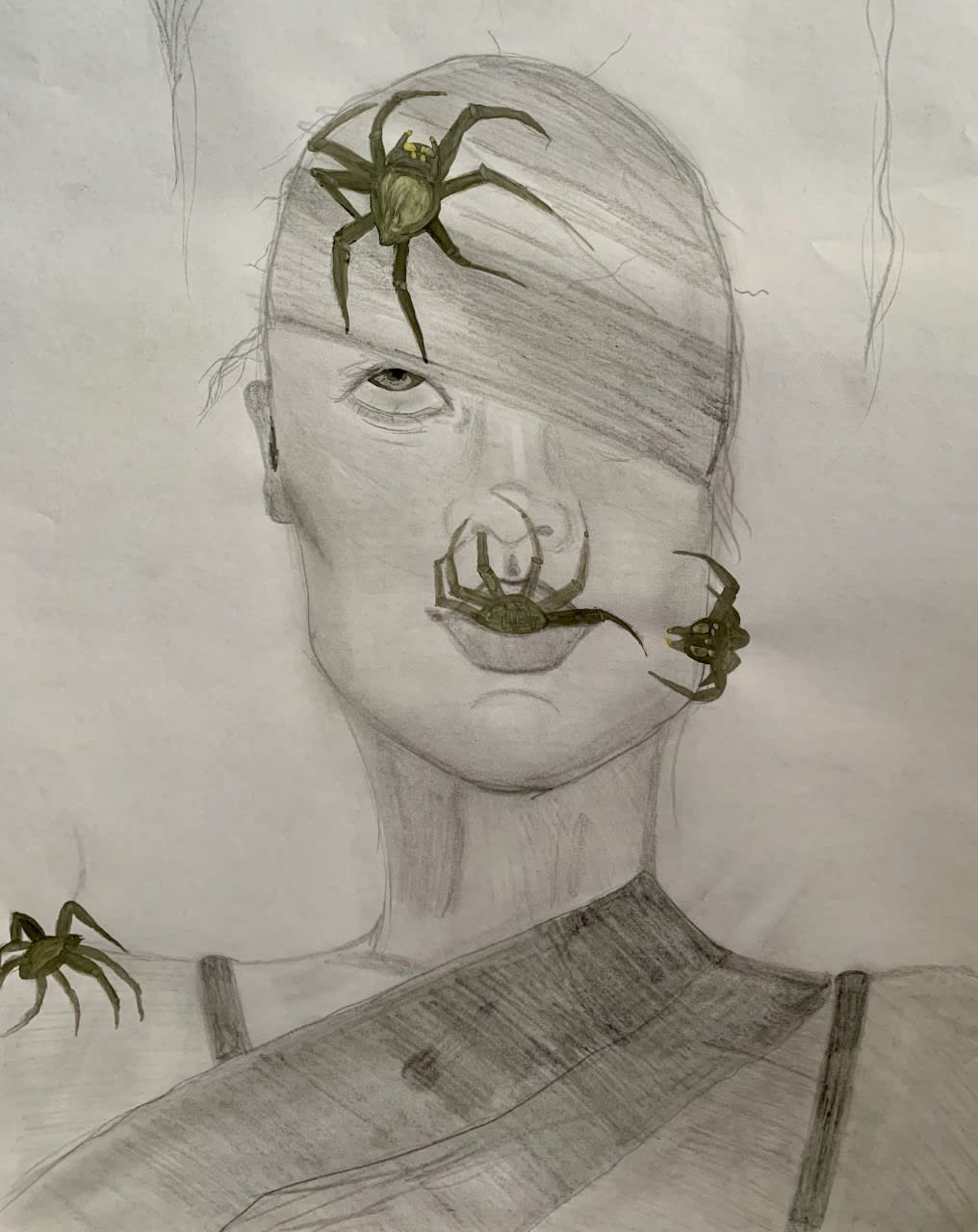 Macie Lane, age14 Inspired by pure evil.