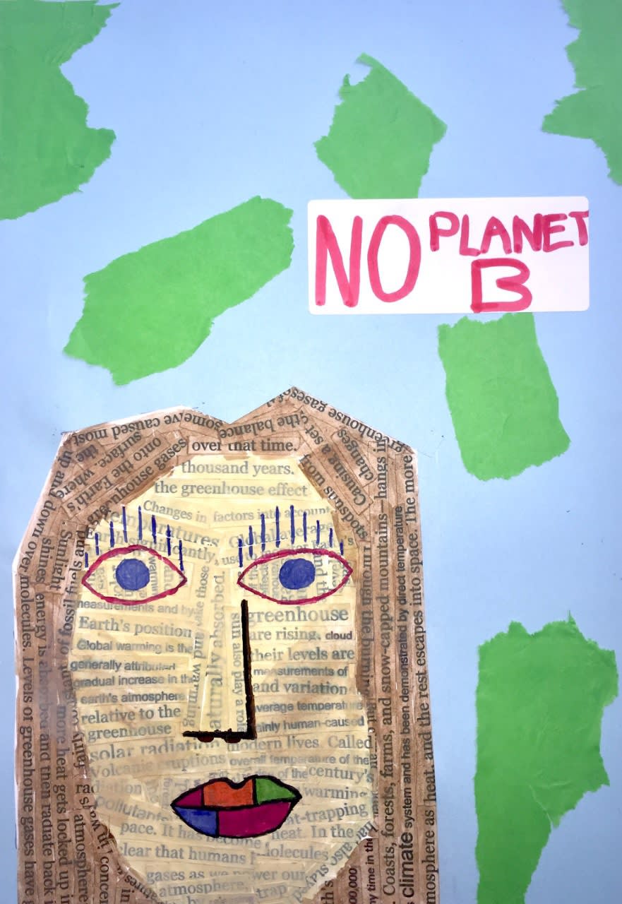 Zayna Amin, age 13 Inspired by Andy Warhol and Pablo Picasso