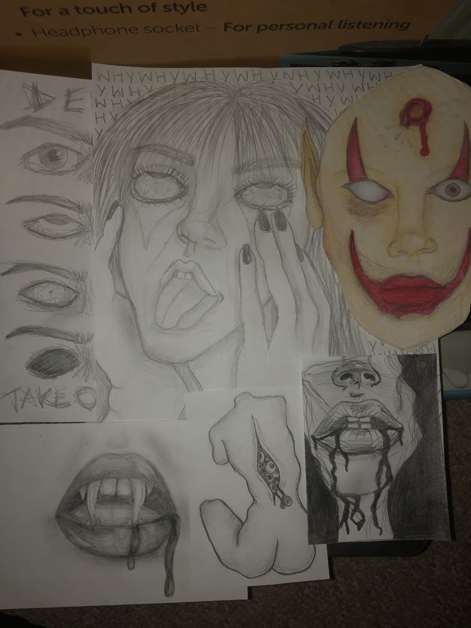 ‘A series of wicked’ Chloe Elise Stevens, age16 Inspired by Pure Evil